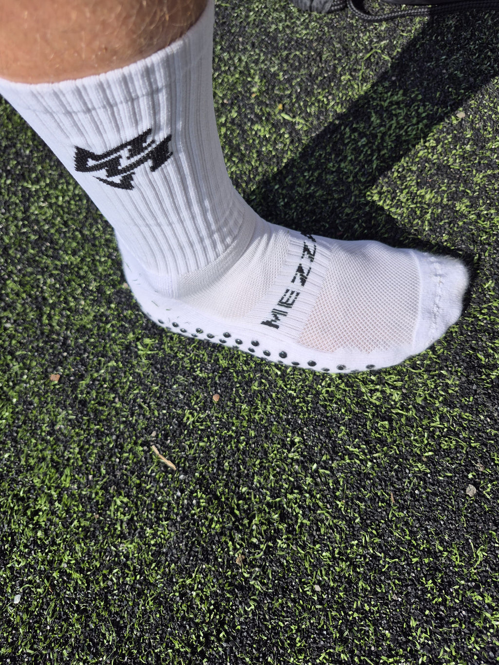 MEZZALA Grip Socks - 3 White Bundle